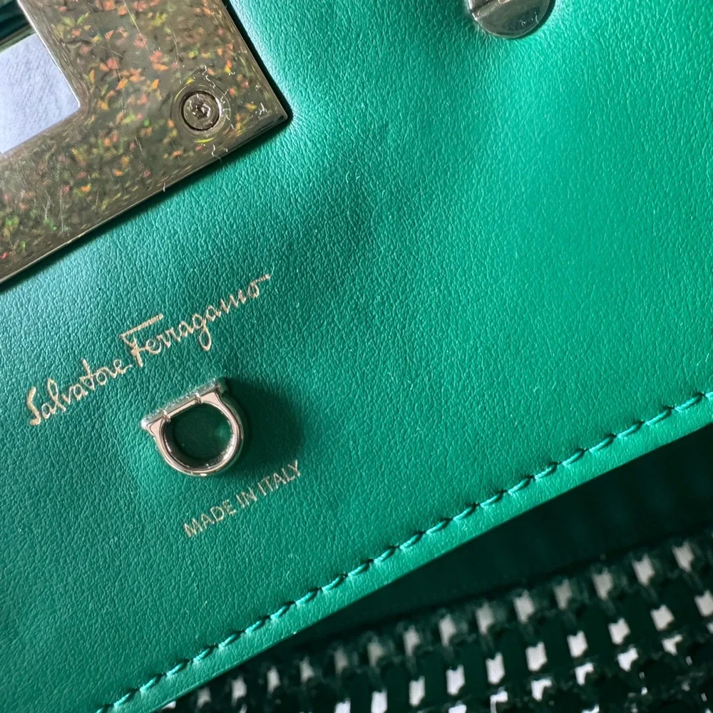 Salvatore Ferragamo Woven Handbag - Picture 9 of 11